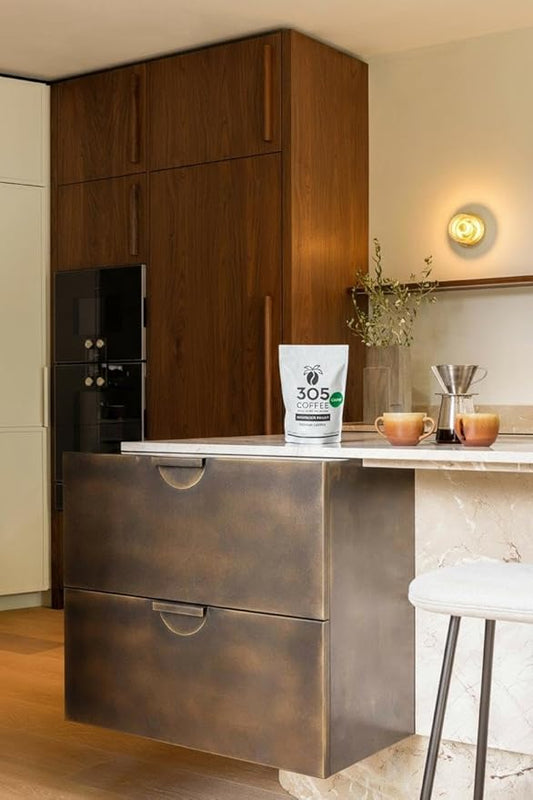 305 Coffee Miami Blend Decaf Ground Coffee (10 onzas, descafeinado)