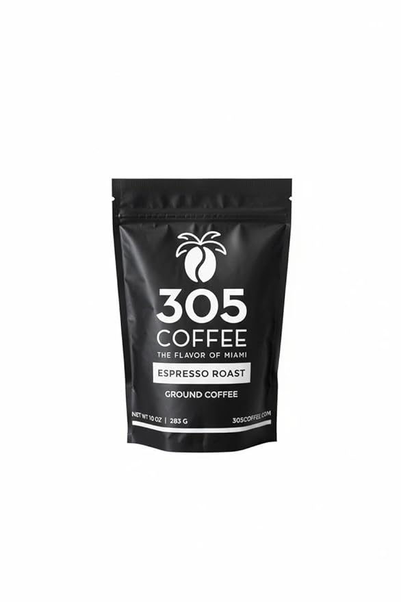 305 Coffee, Miami Blend, Café molido prémium (10 onzas, espresso)