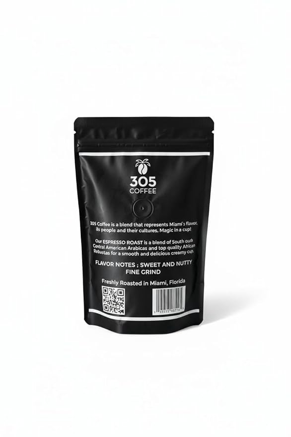 305 Coffee, Miami Blend, Café molido prémium (10 onzas, espresso)
